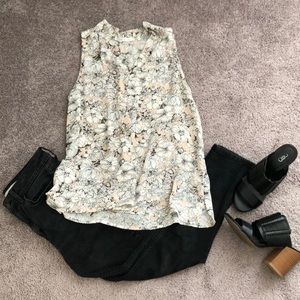 Flowy silk tank, size S